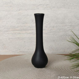 Ваза / 48024B /уп 2/48/ черная - Галеонтрейд фото 4