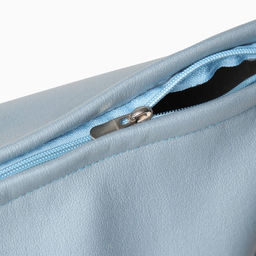 Наволочка декоративная Этель кожзам 45х45 см, металик  фото 3