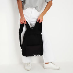 Рюкзак текстильный Аниме, с карманом, 29х12х40, чёрный - Nazamok фото 4