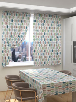 Фотошторы для кухни Нарядные листья Фотошторы ткань Димаут - Ros-decor фото 2