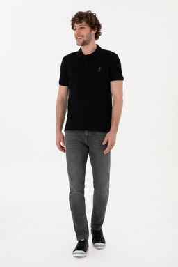 Erkek Slim Fit Polo Yaka A__k Mavi Basic Ti__rt Sepette S_rpriz _ndirim - U.s. polo assn фото 4
