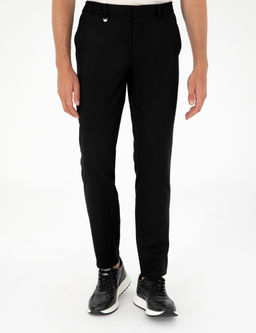 Siyah Ex. Slim Fit Kuma_ Pantolon