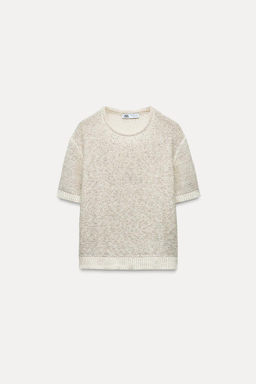 SEQUINNED KNIT TOP - Zara фото 8