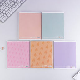 Тетрадь А5, 48 л на скрепке МИКС Шрифтовые для девчонок, обложка мелованный картон 230 гр., внутренний блок №1 в клетку 80 гр., белизна 96% - Artfox study фото 2