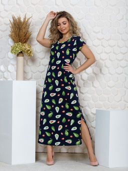 643 Платье"авокадо"