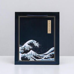 Цена за 2 шт. Пакет подарочный ламинированный, упаковка, «Present», ML 23×27×11.5 см