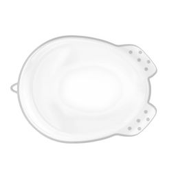 Накладка для унитаза детская (антискользящая) бело-серый