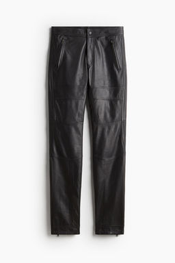 Pantalon motero de piel - H&m фото 6