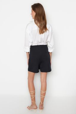 TRENDYOLMILLA Siyah Fermuar Detayl? Dokuma Sort Etek TWOSS20SR0139 фото 5