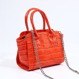 Сумка-тоут на молнии, цвет оранжевый - Simaland фото 5