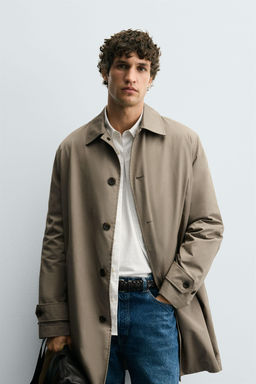 TRENCH COAT WITH DETACHABLE LINING