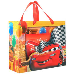 Пакет подарочный с пластиковым окном, 31 х 26 х 11 см, Тачки - Disney фото 6