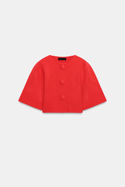 SHORT KNIT CARDIGAN - Zara фото 5