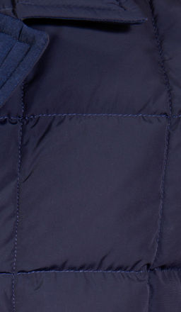 Пуховик мужской двусторонний 1170-6 синий - Broswil фото 4