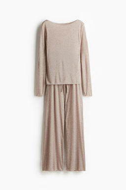 Ribbed pyjamas - H&m фото 5