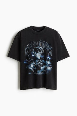 Camiseta con motivo estampado Loose Fit