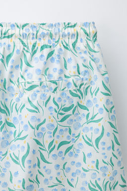 6-14 A?OS/ BERMUDA BA?O ESTAMPADO HOJAS / Crudo - Zara фото 5