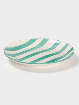 Тарелка Доляна Райе, d=19.5 см, керамика, зелёная  фото 2