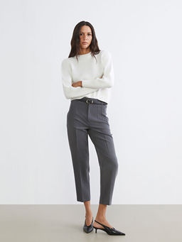 Bisiklet Yaka Kad?n Triko Kazak