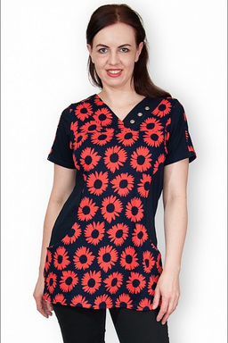 Туника трикотажная с карманами (257-5)