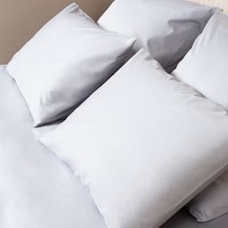 Постельное белье Моноспейс Семейный (2 пододеяльника) + 4 наволочки, серый - Ecotex фото 3