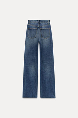 TRF WIDE-LEG HIGH-WAIST JEANS - Zara фото 8