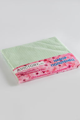 Набор вафельных полотенец в подарочной упаковке