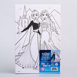 Картина по номерам, 20 х 30 см Анна и Эльза, Холодное сердце - Disney фото 4