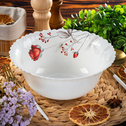 Вероника, Салатник стеклокерамика, круглый, 23 см, 2 л, Daniks, LHW90/220303 (448949)