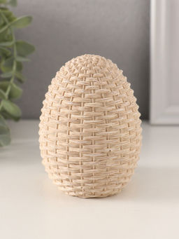 Фигурка полистоун Цыплята у плетёного яичка, 10?8?10 см