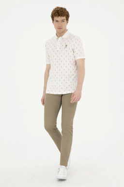 Мужские брюки из плотной ткани темного цвета хаки Неожиданная скидка в корзине - U.s. polo assn фото 3