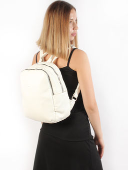 LACCOMA рюкзак Софи-F001-белый эко кожа хлопок фото 2