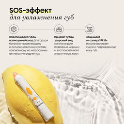 Восстанавливающий увлажняющий бальзам для губ SOS LIP REPAIR SPF 15+ Сливовый - Seventeen фото 3