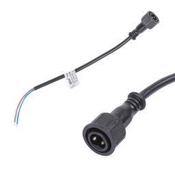 UCX-LC2/L52-0.25M/M7 DC24V BLACK Провод, 25см, для подключения линейных прожекторов 24V серии L52, L53 к контроллеру. Разъем "папа". TM Uniel