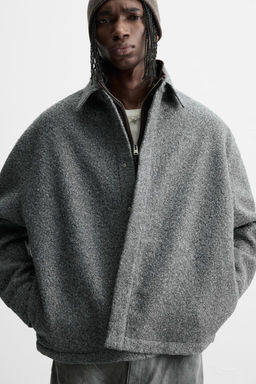 BOUCLE OVERSHIRT - Zara фото 5