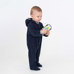 Комбинезон ясельный флисовый темносиний