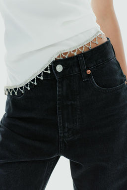 JEWEL STRAPLESS TOP - Zara фото 4