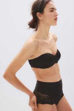 Sujetador bandeau de microfibra con acolchado - H&m фото 5