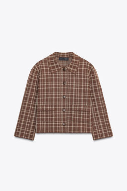 CHECK CARDIGAN - Zara фото 7