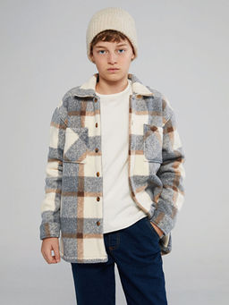 Ekose Erkek ?ocuk G?mlek Ceket