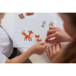 Цена за 5 шт. Термонаклейка «Мамы с малышами», 19.5×21 см, 4 дизайна