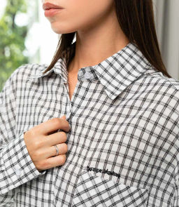 Рубашка #КТ180 (2), чёрный - Dommod фото 5