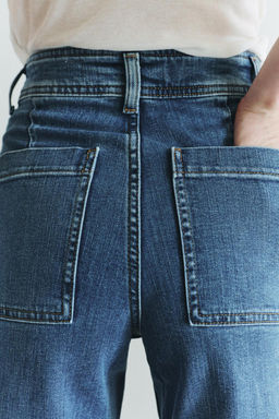 ZW COLLECTION HIGH-WAIST WIDE-LEG JEANS - Zara фото 14