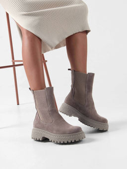 Ботинки EDART 334.asteria.ka капучино замш/шерсть - Ed'art фото 8