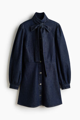 Vestido denim con lazada