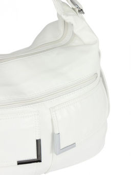 Сумка женская искусственная кожа Guecca-218 (рюкзак-change), 2отд, белый SALE 264060 - Adelia фото 8