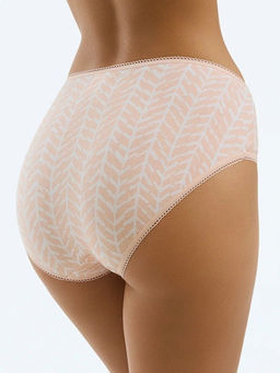 2221-03CE Slip Midi (листочки) (ЧЗ) beige/print - Minimi фото 2