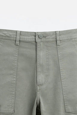 RELAXED FIT CARGO TROUSERS - Zara фото 32