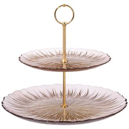 ЭТАЖЕРКА 2Х-ЯРУСНАЯ SUNRAYS 21СМ/28СМ