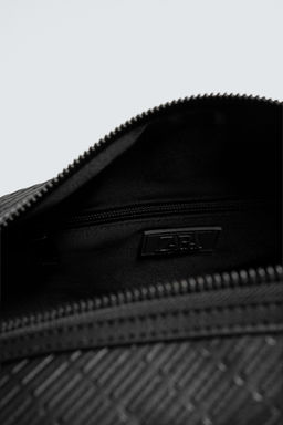RUBBERISED TEXTURED CROSSBODY BAG - Zara фото 12